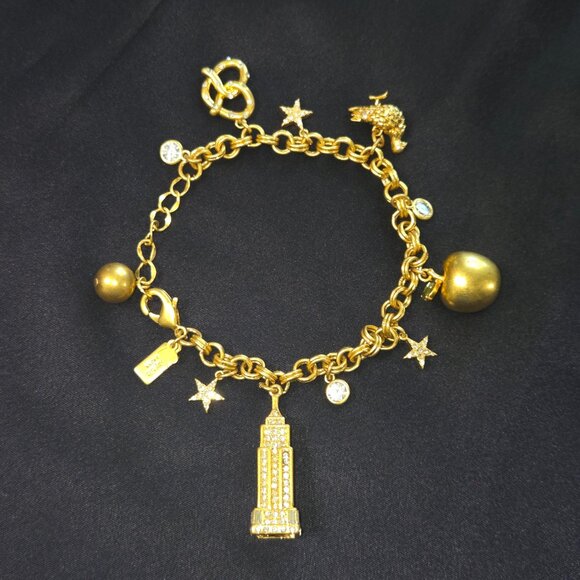 Kate Spade Gold Bracelet with Colorful Charms - Picture 3 of 12